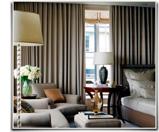 Curtains in interior design