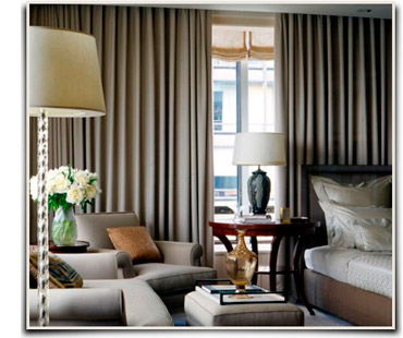 Curtains in interior design