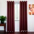 SOFITER Blockout Curtains bufgundy color fabric