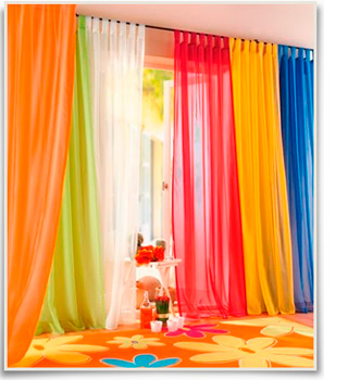 Sheer curtains